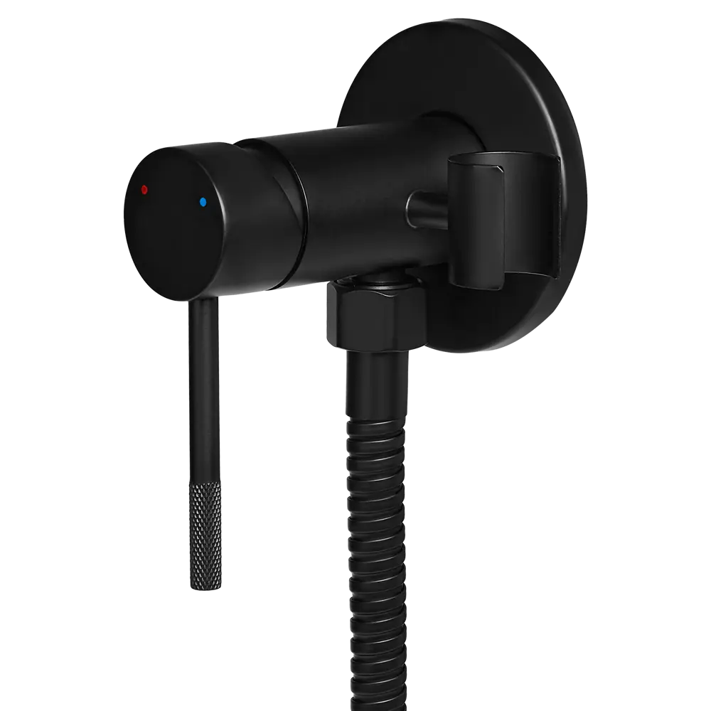 Гигиенический душ KONSENSA Терни скрытый монтаж набор со смесителем цвет черный STLM-2096323 - Вид №2