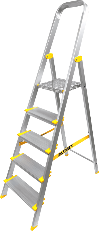 Стремянка алюминиевая профессиональная с анодированным покрытием АS 705