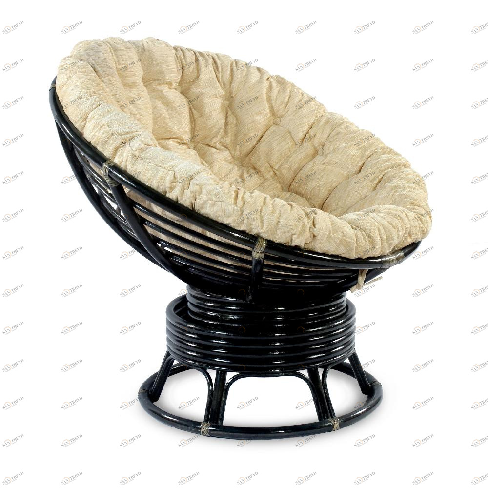 Кресло механическое круглое Papasan ЭКО ДИЗАЙН CLASSIC RATTAN 129600 Бежевый;коричневый 