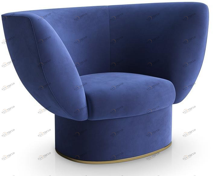 Sicis Бархатное кресло с подлокотниками Tulipa sun-id-1471183