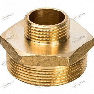 Ниппель переходной НН 2х1" латунь STOUT SFT0003000021