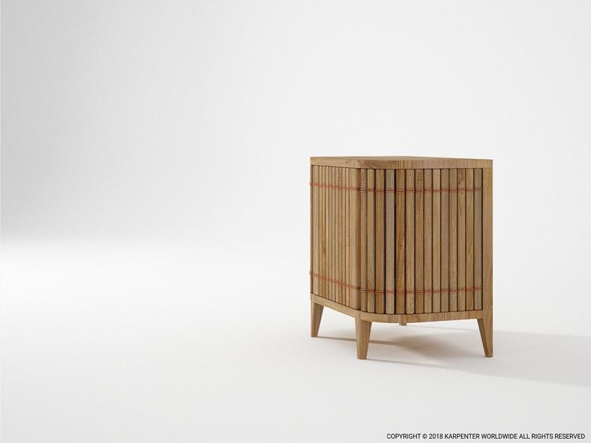 KARPENTER Прикроватная тумбочка из тика Koppar Kp04 - t - Вид №2