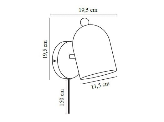 Регулируемая металлическая настенная лампа Nordlux Gaston ARCH-00059025 - Вид №11