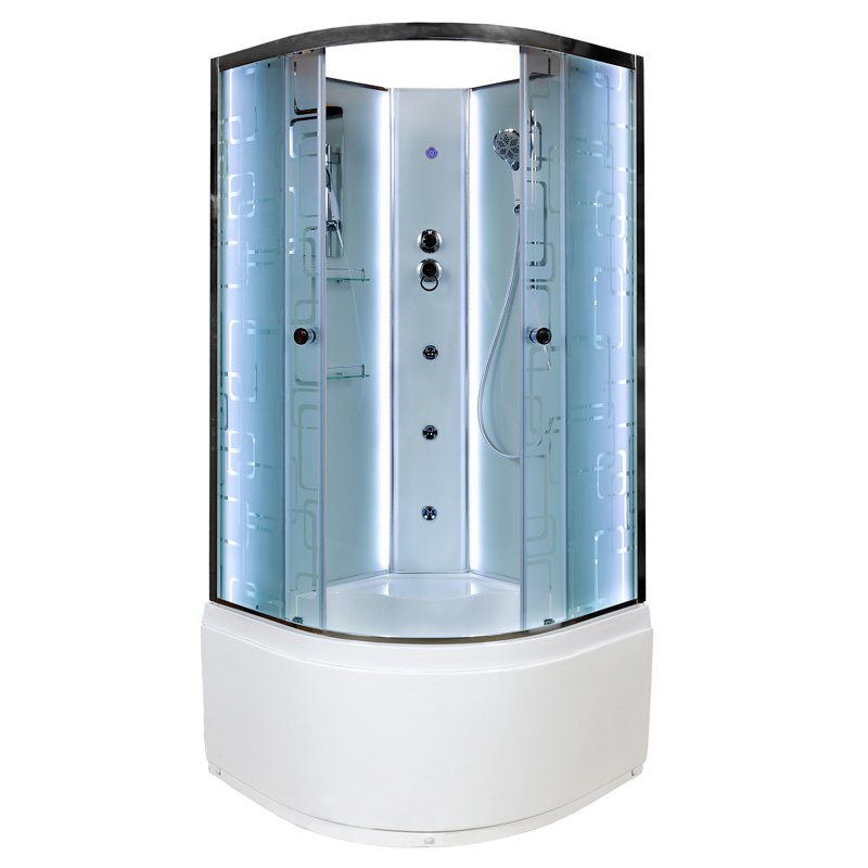 ЕМ2712R с гм. и эл. Душевая кабина DETO Серия ЕМ ЕМ4580 N LED с гм. - Вид №17