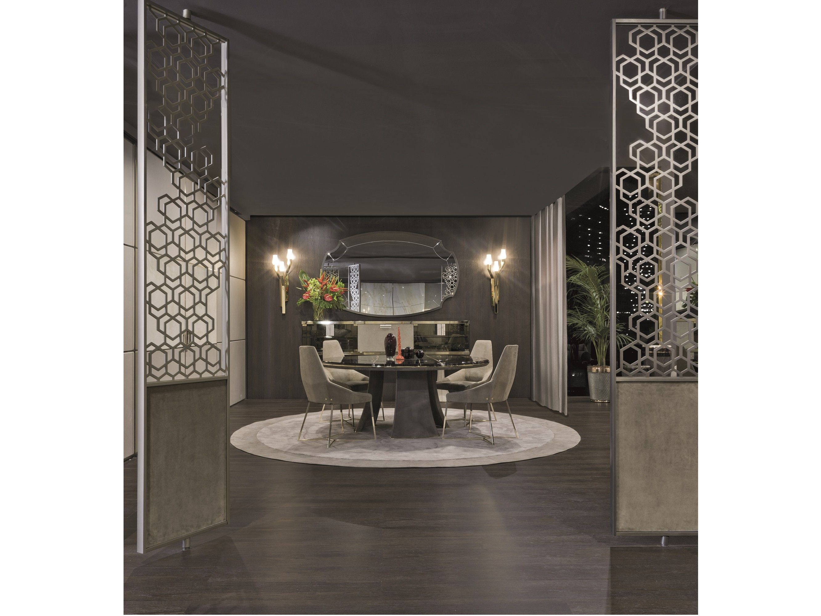 Подгонянная алюминиевая перегородка Longhi Loveluxe 2018-Illusion collection ARCH-00085720