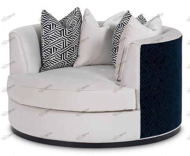 Stylish Club Мягкое бархатное кресло с подлокотниками Empire Scf.e09