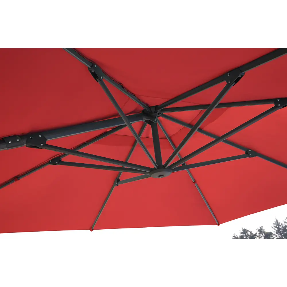 Зонт садовый Naterial Aura 290x290 см цвет красный STLM-2009052 - Вид №11