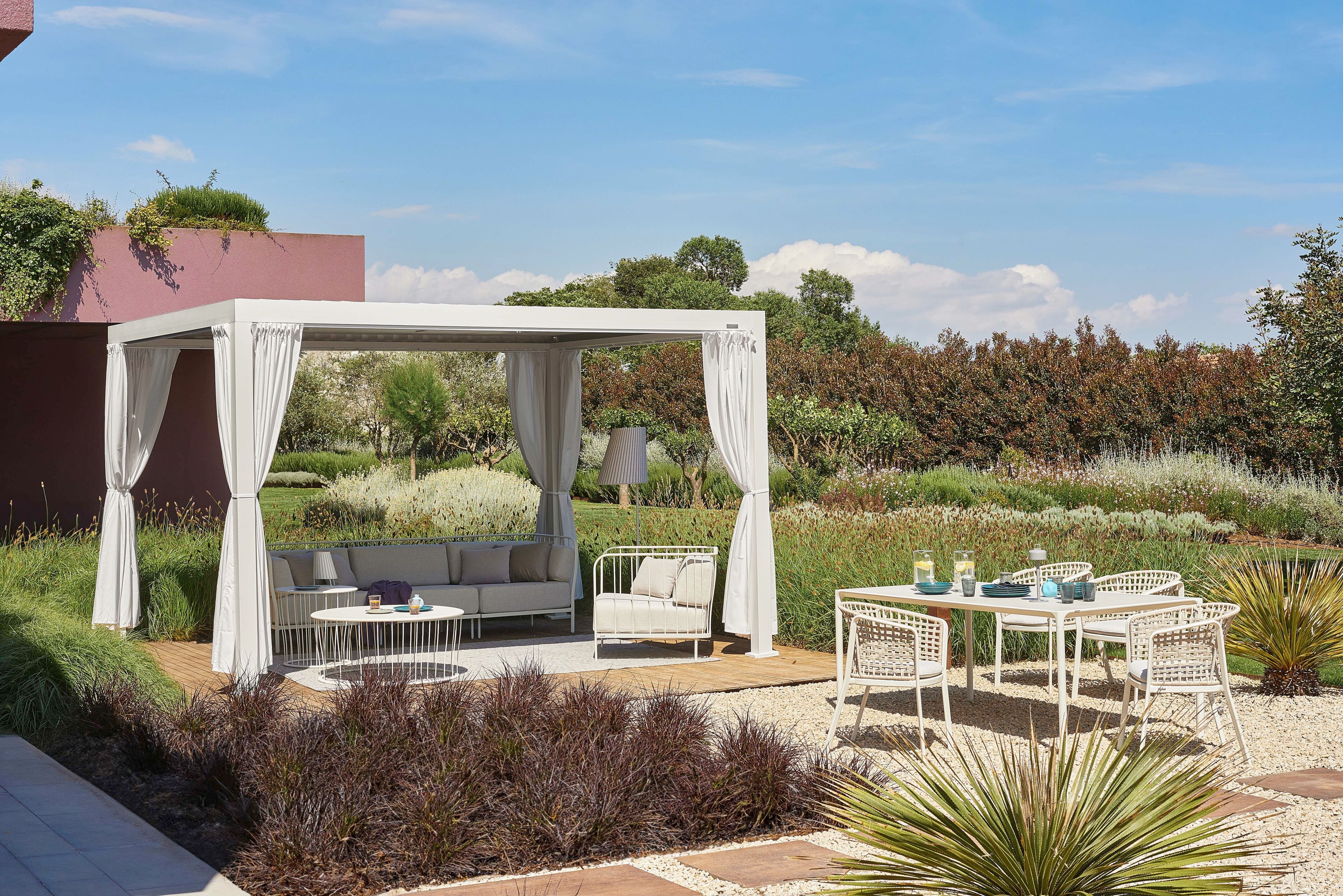 Тканевое садовое кресло с подлокотниками emu Cannolè ARCH-00098395 - Вид №3