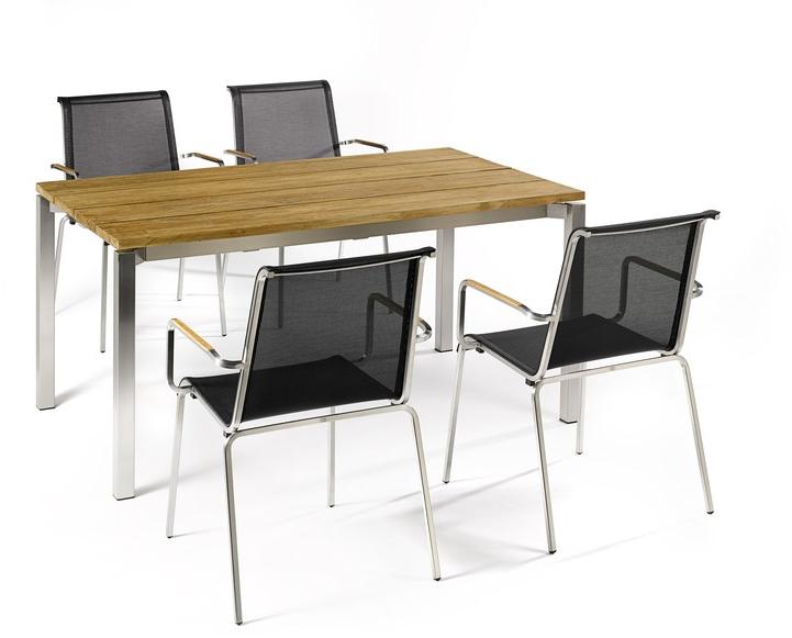 FISCHER MÖBEL Штабелируемый садовый стул с подлокотниками Modena sun-id-1509756 - Вид №19