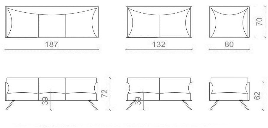 B&T Design 2-х местный диван Led sun-id-1472305 - Вид №2