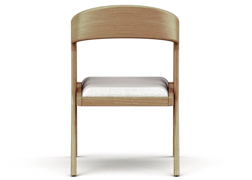 Prieto Studio Кресло из дерева с подлокотниками  Bra001  - Вид №2