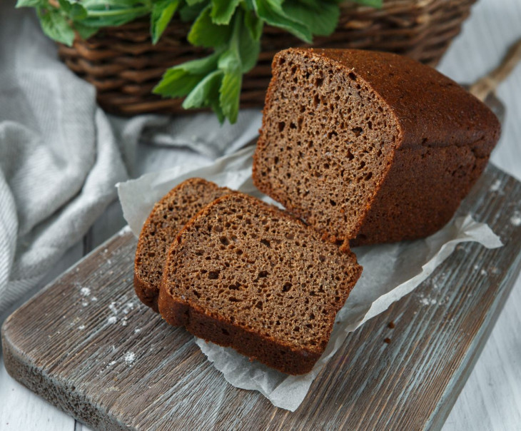 4833 Хлеб бездрожжевой с солодом и медом на собственной закваске Вкусляндия  - Вид №1