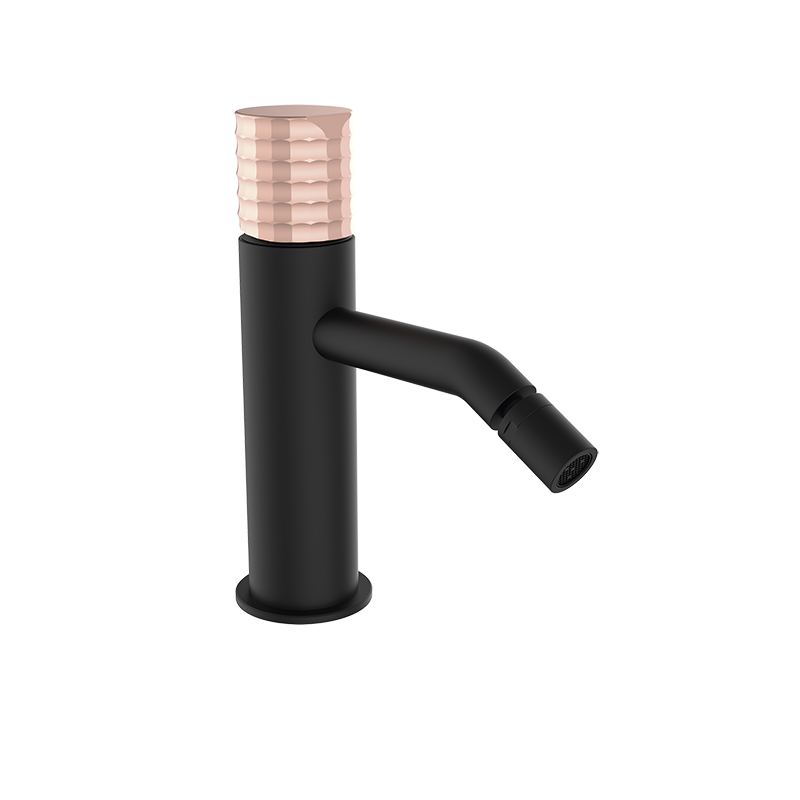 75710726 PREMIUM Черный Биде Смеситель Черно-Розовое GRB MIXERS 
