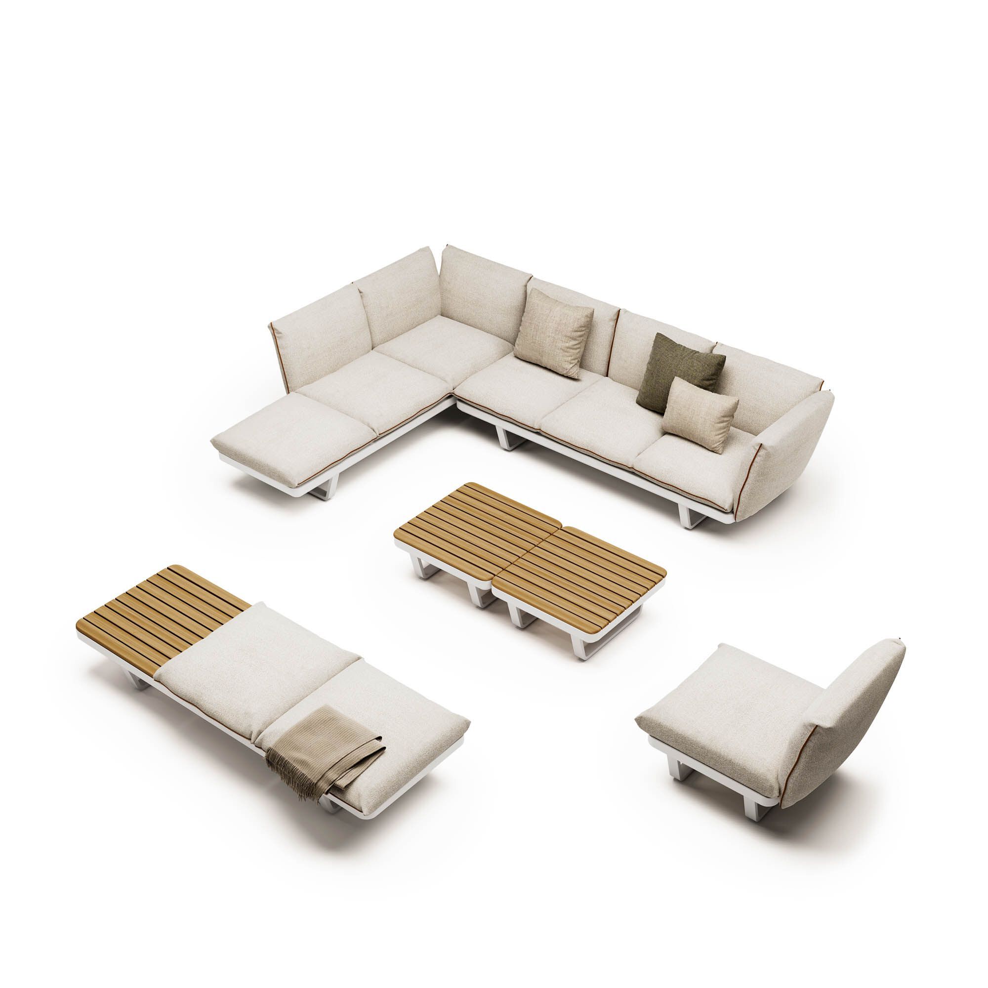 Угловое садовое кресло из ткани Atmosphera Венеция ARCH-00083499 - Вид №8