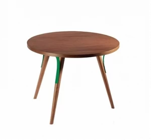 Mambo Unlimited Ideas Круглый деревянный журнальный столик Way