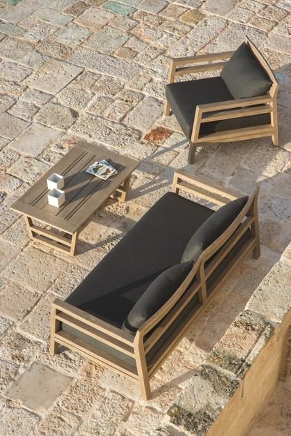 Ethimo Садовое кресло из тика с подлокотниками Costes Copo0100 - Вид №7