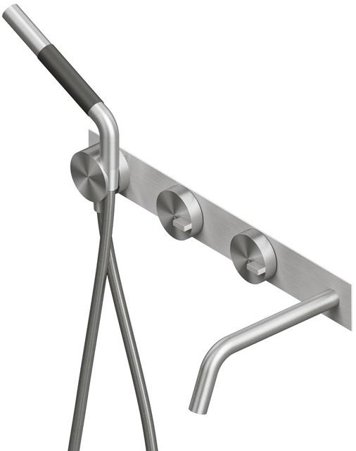 Quadrodesign Смеситель для ванны из нержавеющей стали настенный Q sun-id-1344806 - Вид №1
