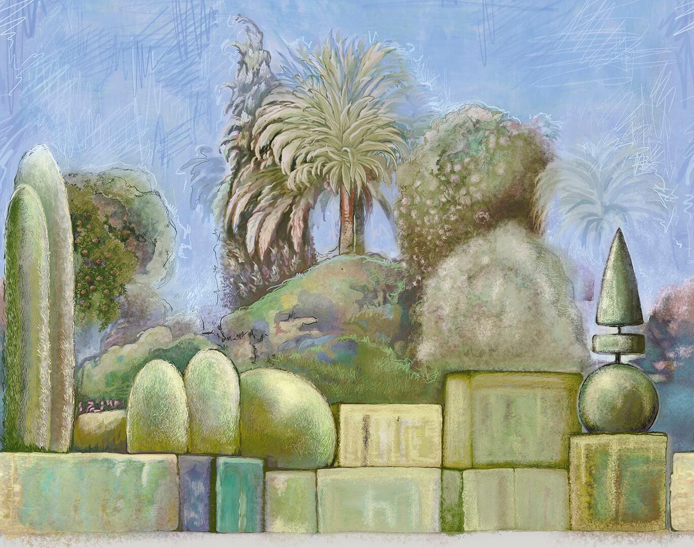 Обои с поддержкой d. ecodura™ Wall&decò Современные обои 2024 ARCH-00139951 - Вид №3