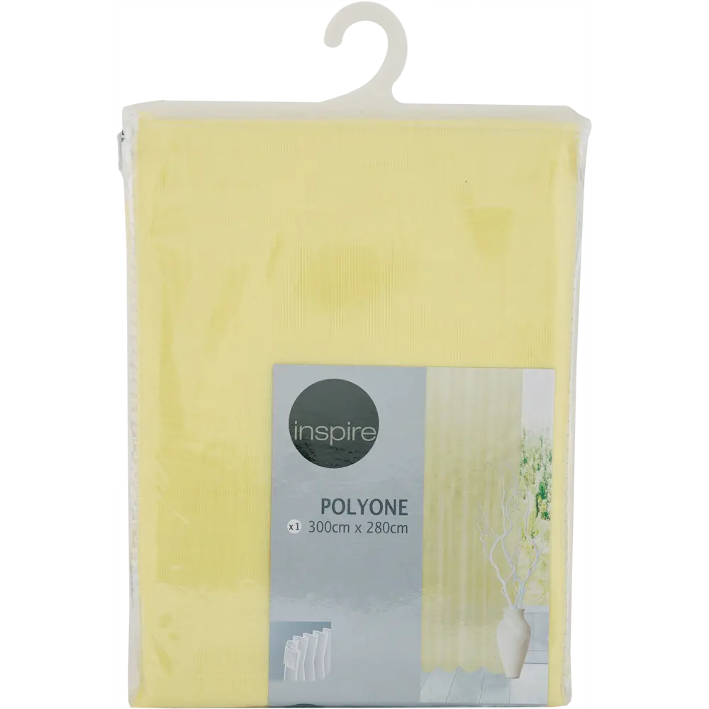 Тюль на ленте Inspire Polyone Lime 300х280 см цвет желтый 17995665 STLM-2129742  - Вид №5