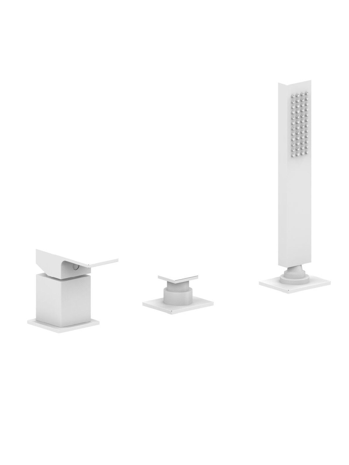 Однорычажный смеситель для ванны с ручным душем Rubinetterie Frattini Vita Due ARCH-00144336 - Вид №4