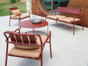 Алюминиевое садовое кресло с подлокотниками