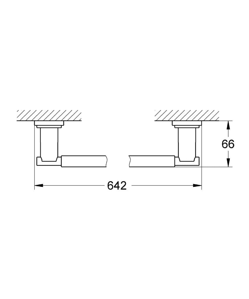 Металлический держатель для полотенец Grohe Атриум ARCH-00014496 - Вид №3