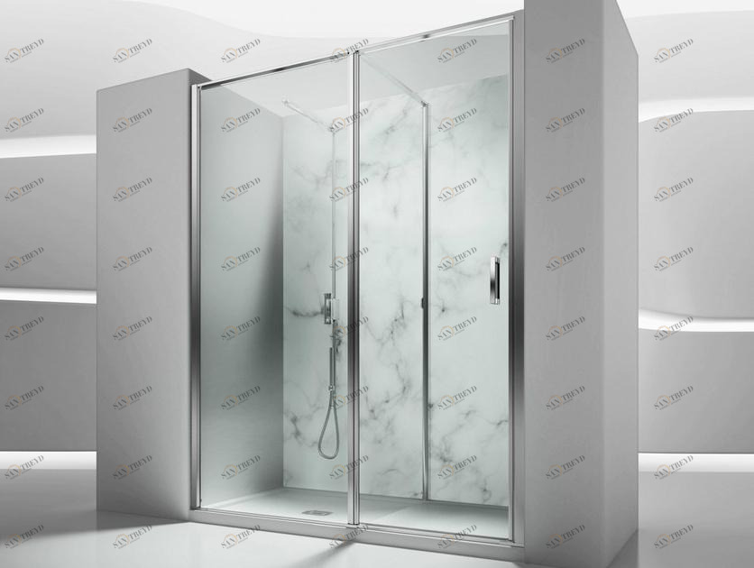 VISMARAVETRO Душевая ниша из закаленного стекла In-out sun-id-1400236