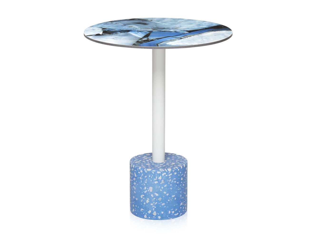 Круглый стол с бетонным основанием Vela Arredamenti Siman ARCH-00027805