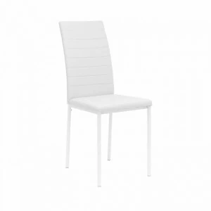 Стул мягкий со спинкой белый Leset "Бишо" IMPEX  00-3967290 Белый