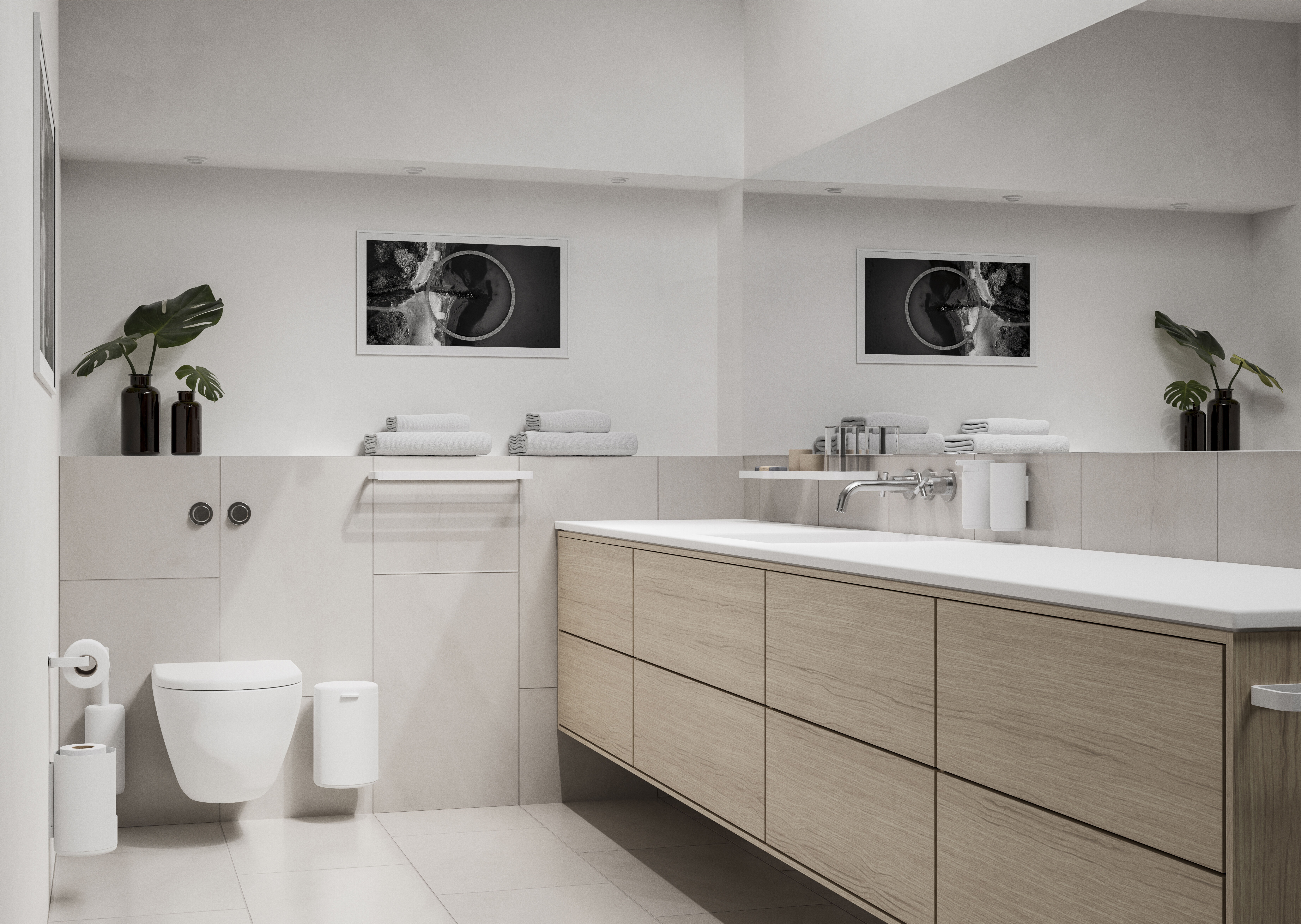 14499 Ведро для унитаза с настенным креплением Zone Denmark Rim - Вид №1