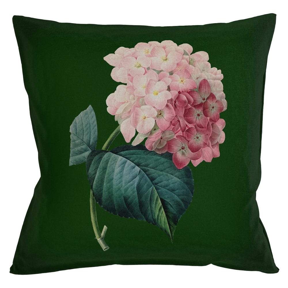 4112146 Подушка «Цветочный ноктюрн / Грин» Object Desire 