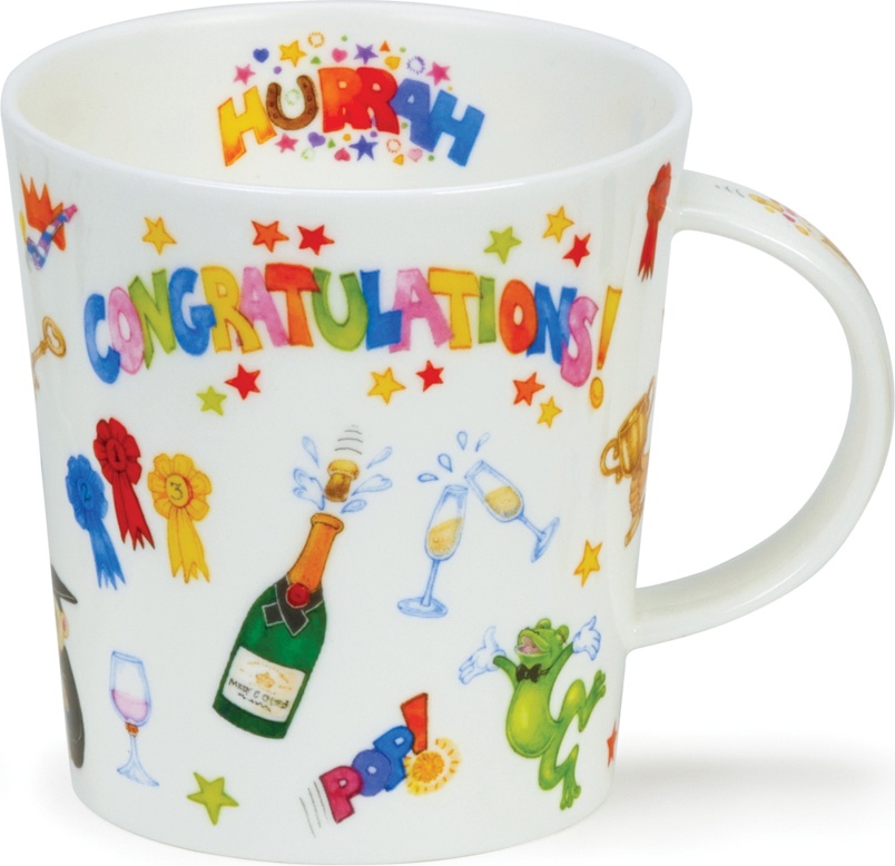 10619641 Dunoon Кружка Dunoon "Поздравляю!Ломонд" 320мл Фарфор костяной 