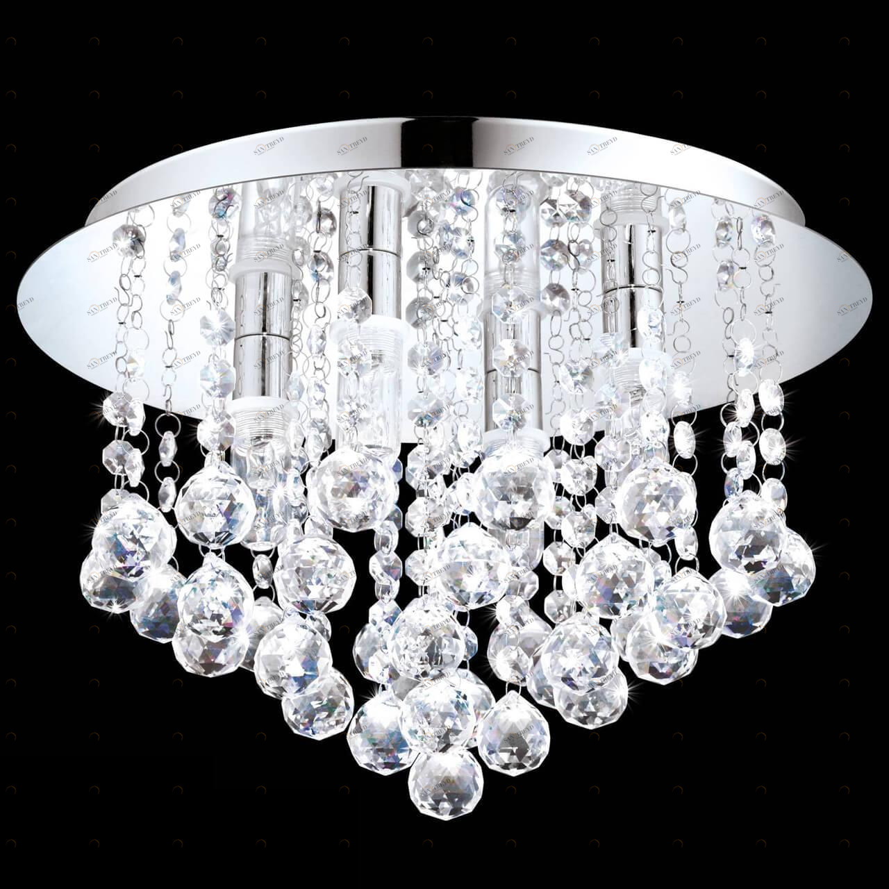 Потолочный светильник Eglo Almonte 97699 EGLO ДИЗАЙНЕРСКИЕ, ALMONTE 276773 Прозрачный;хром 