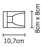 Fabbian Хрустальный настенный светильник Cubetto sun-id-1407727 - Вид №3