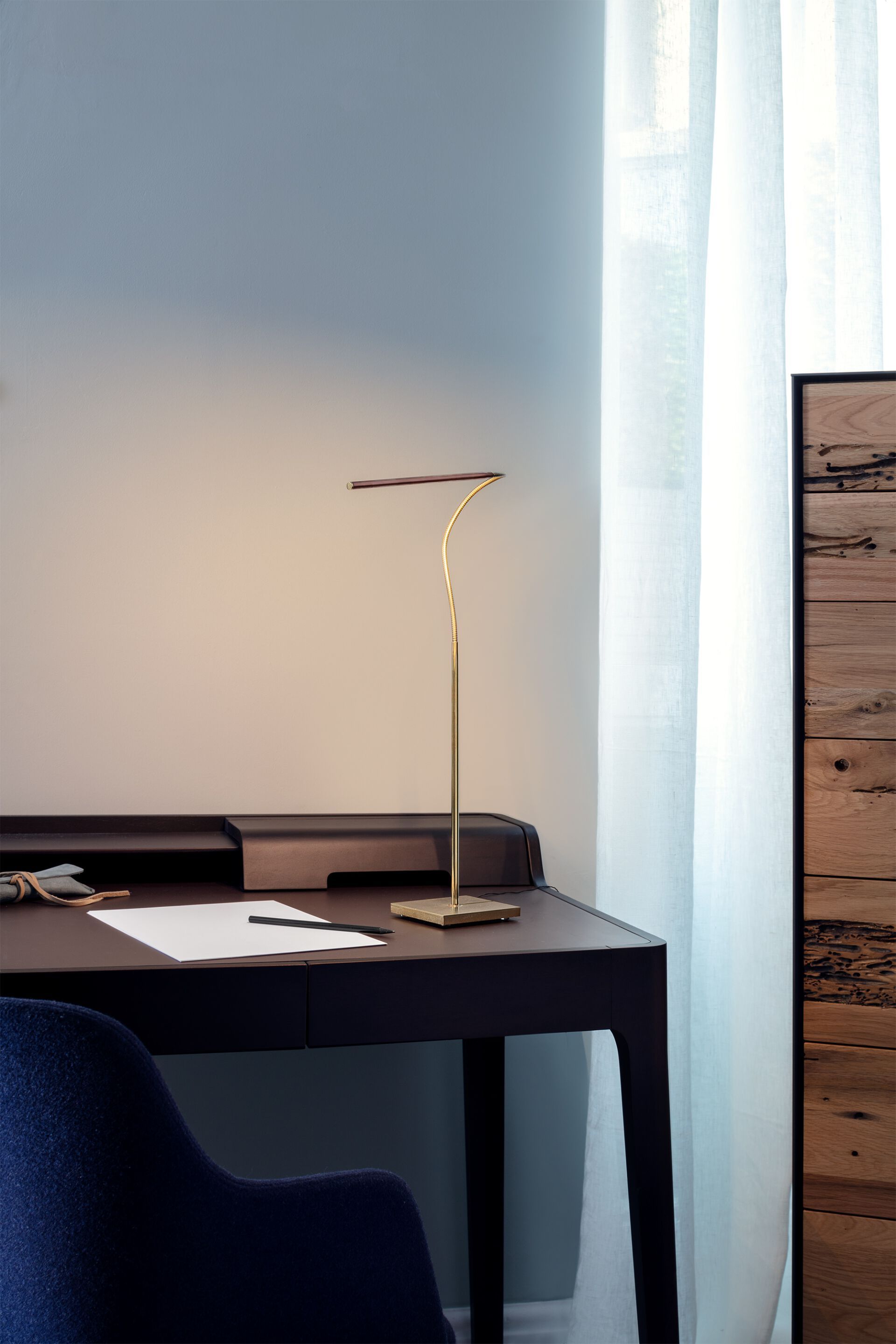 Регулируемая латунная светодиодная настольная лампа Catellani & Smith вечные предметы ARCH-00016535 - Вид №2