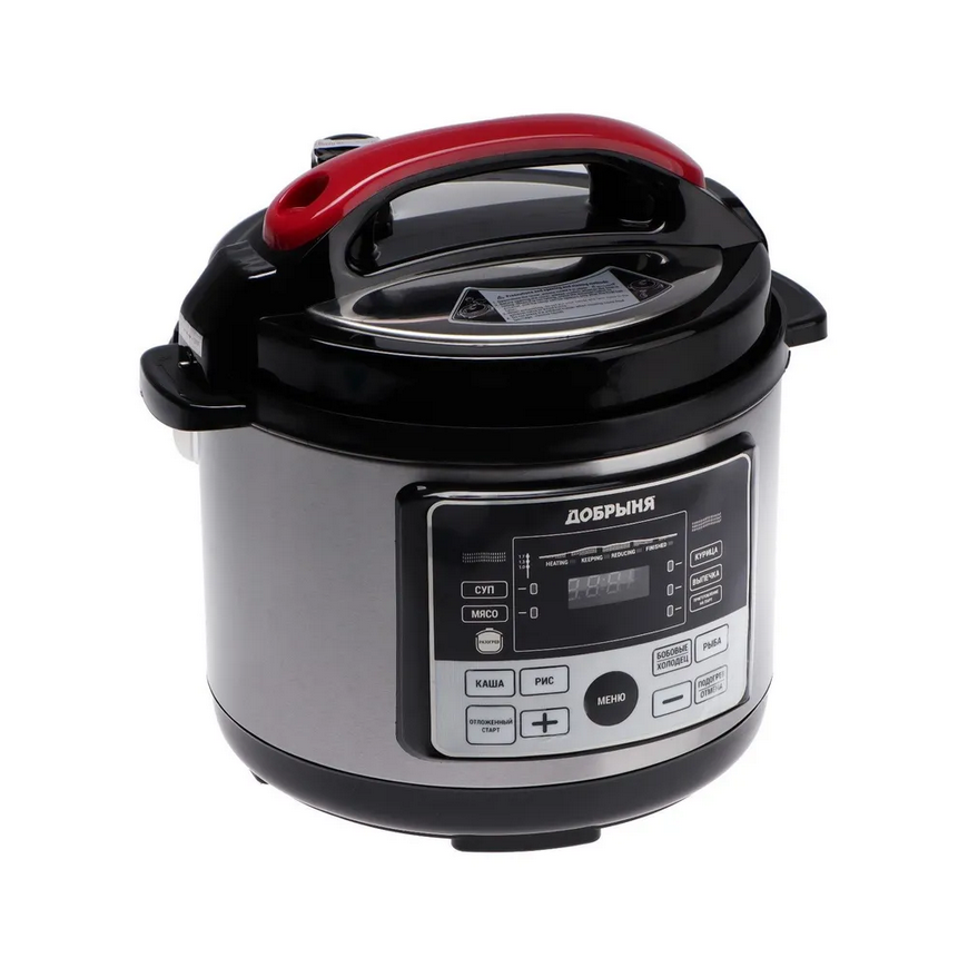 5359359 Мультиварка-скороварка Добрыня DO-1022 серебристый STDN-0143433