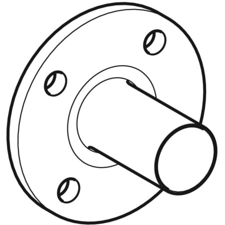33747 Фланец Geberit Mapress из нержавеющей стали, PN 10/16, с гладким концом Geberit  - Вид №1