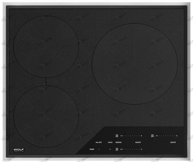 Wolf Индукционная варочная панель с верхним сливом Piani cottura a induzione Icbci243tf/s 