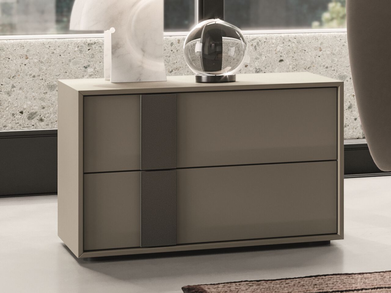 Прямоугольная тумбочка с ящиками Santalucia Mobili Quadro 12 ARCH-00033807