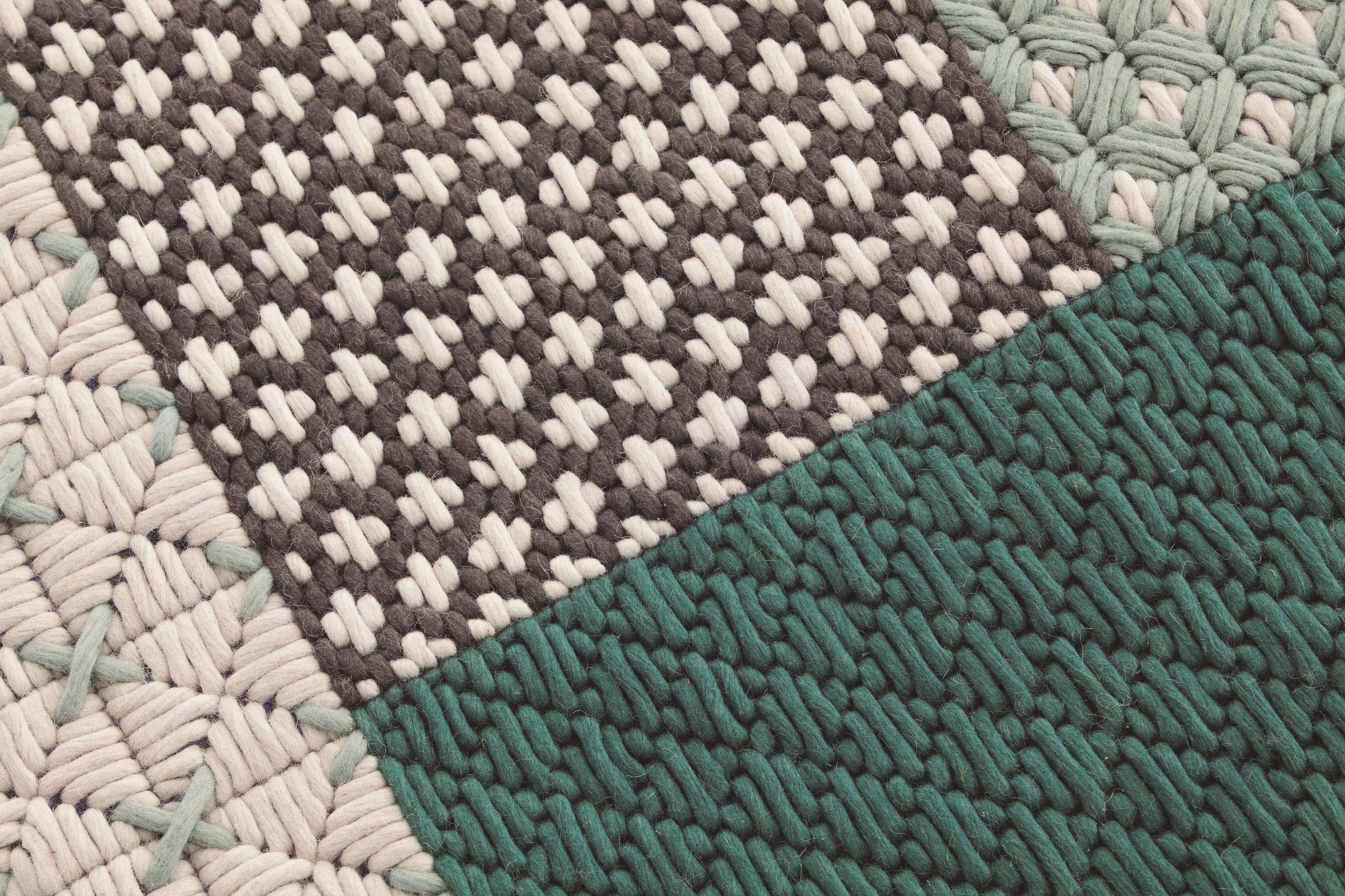 Прямоугольный ковер ручной работы из ткани GAN Silaï ARCH-00103936 - Вид №50