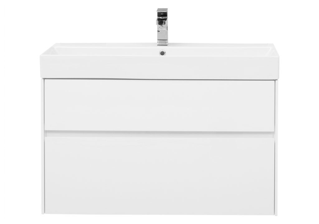 Тумба с раковиной Aquanet Бруклин 100 белый 00203961 - Вид №2