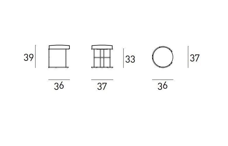 Тканевый стул Living Divani NINA ARCH-00094622 - Вид №8