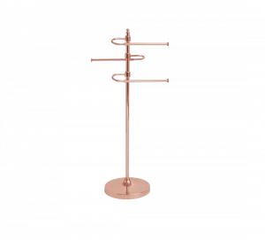 Gentry Home Trevor Вешалка для полотенец отдельно стоящая Unique Розовое золото GH102151