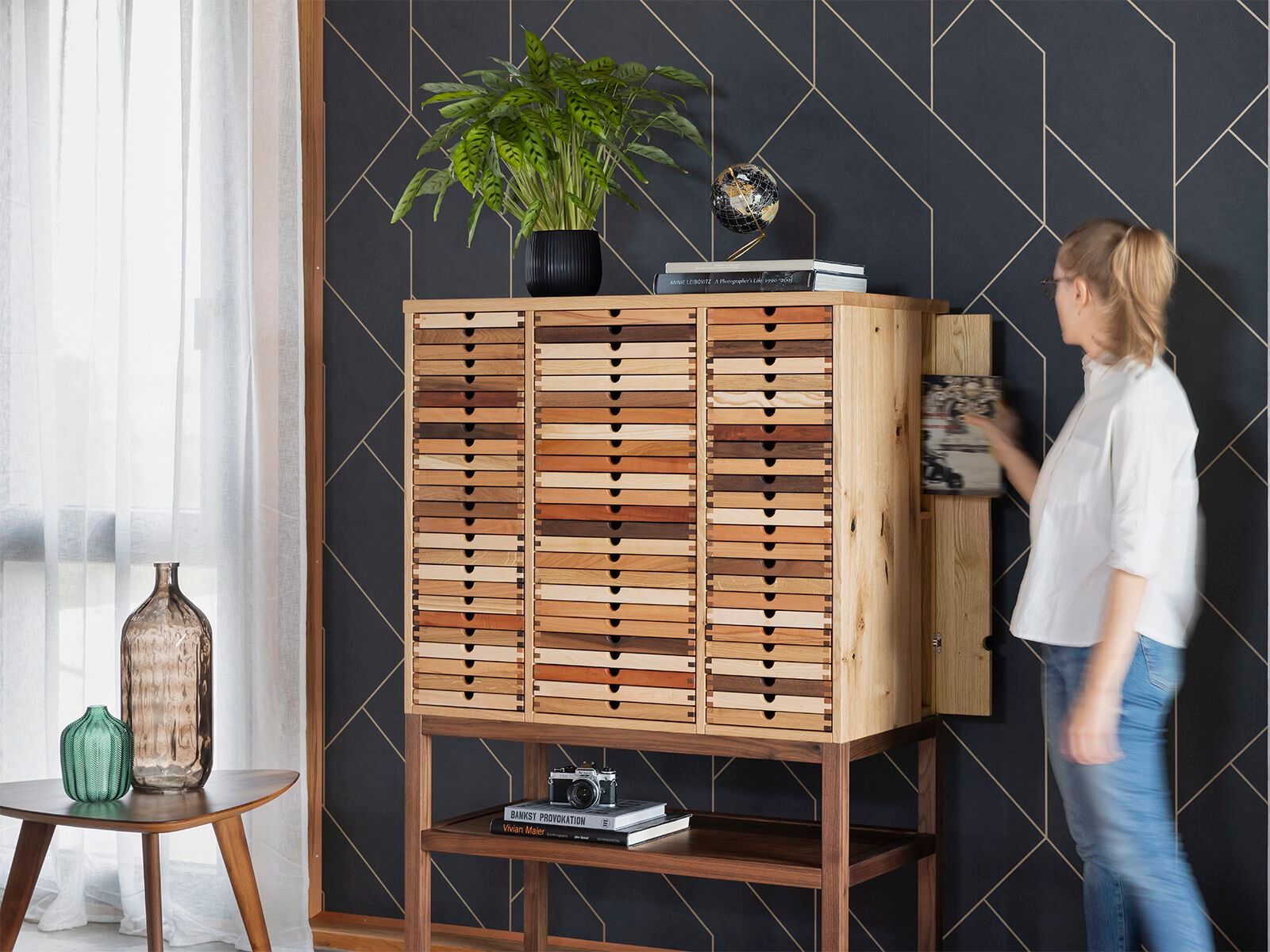 Деревянный комод sixay furniture SIXTEMATIC Drawer Cabinet ARCH-00138441 - Вид №3