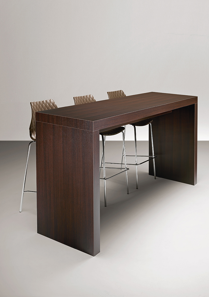 Deck 503B Стол из сотового картона с ламинированной поверхностью. Версия 80 см глубиной. Et al. Deck