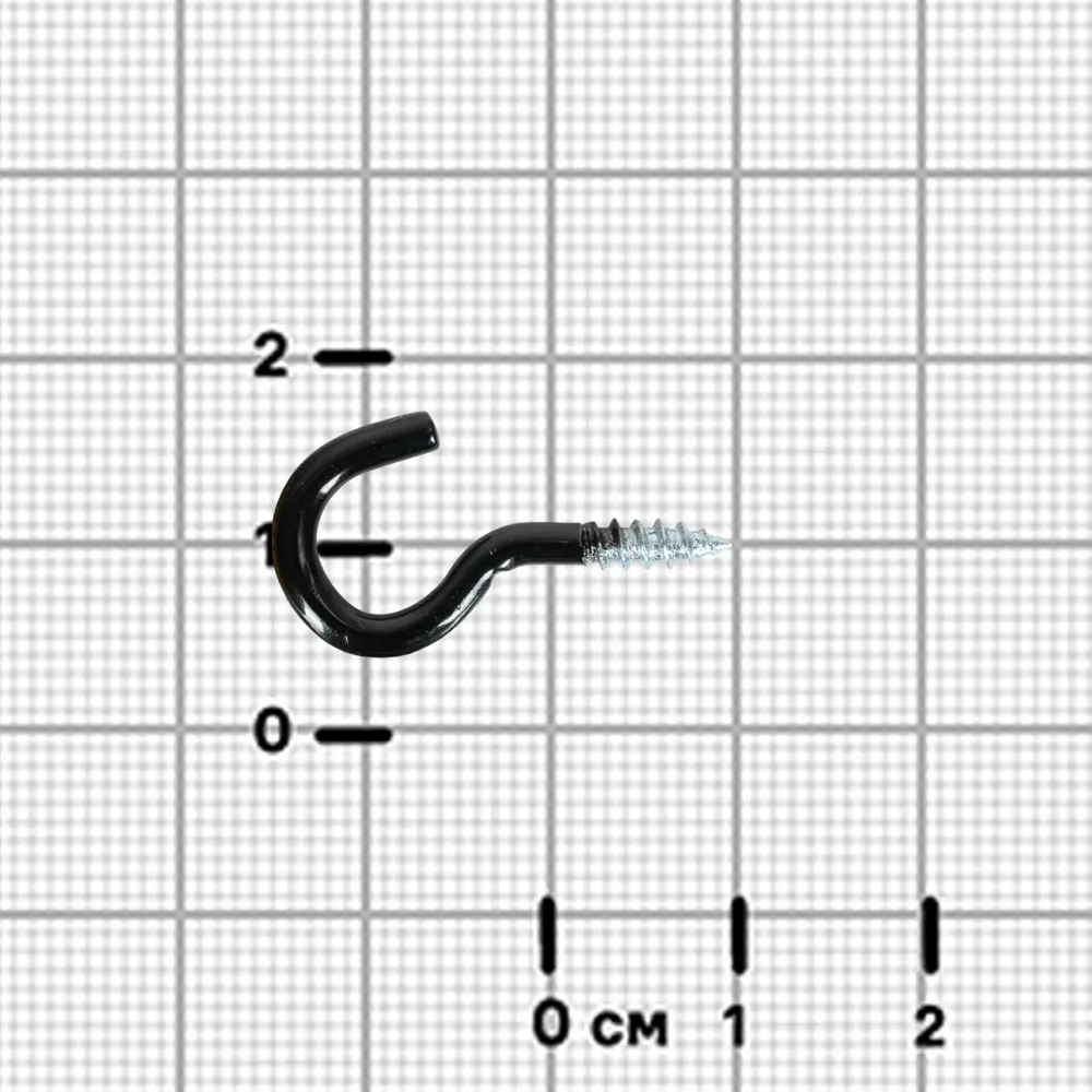 Шуруп-крюк 3x10 мм сталь RAL9003 15 шт. 89417632 STLM-2002974 Santreyd  - Вид №1