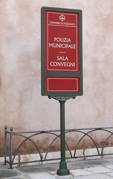 Neri Односторонняя стойка для двух информационных панелей Layia 2253  - Вид №5