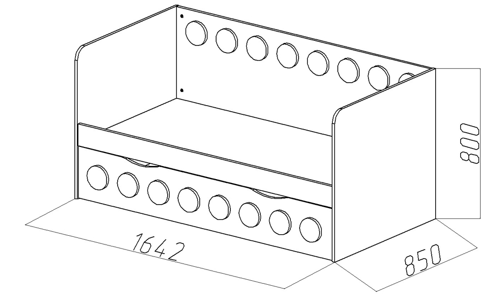 Детский диван-кровать с дополнительным спальным местом "Леголенд" МАНДАРИН ЛЕГОЛЕНД 178710 Красный Santreyd  - Вид №5