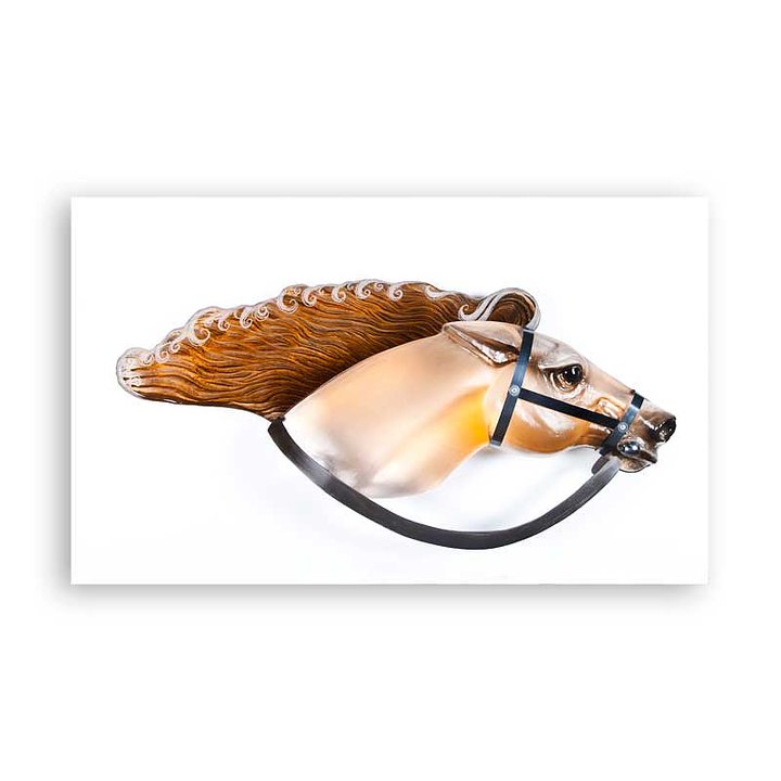 68150 Панно "Лошадь", коричневое, 995/595 мм Maleras 