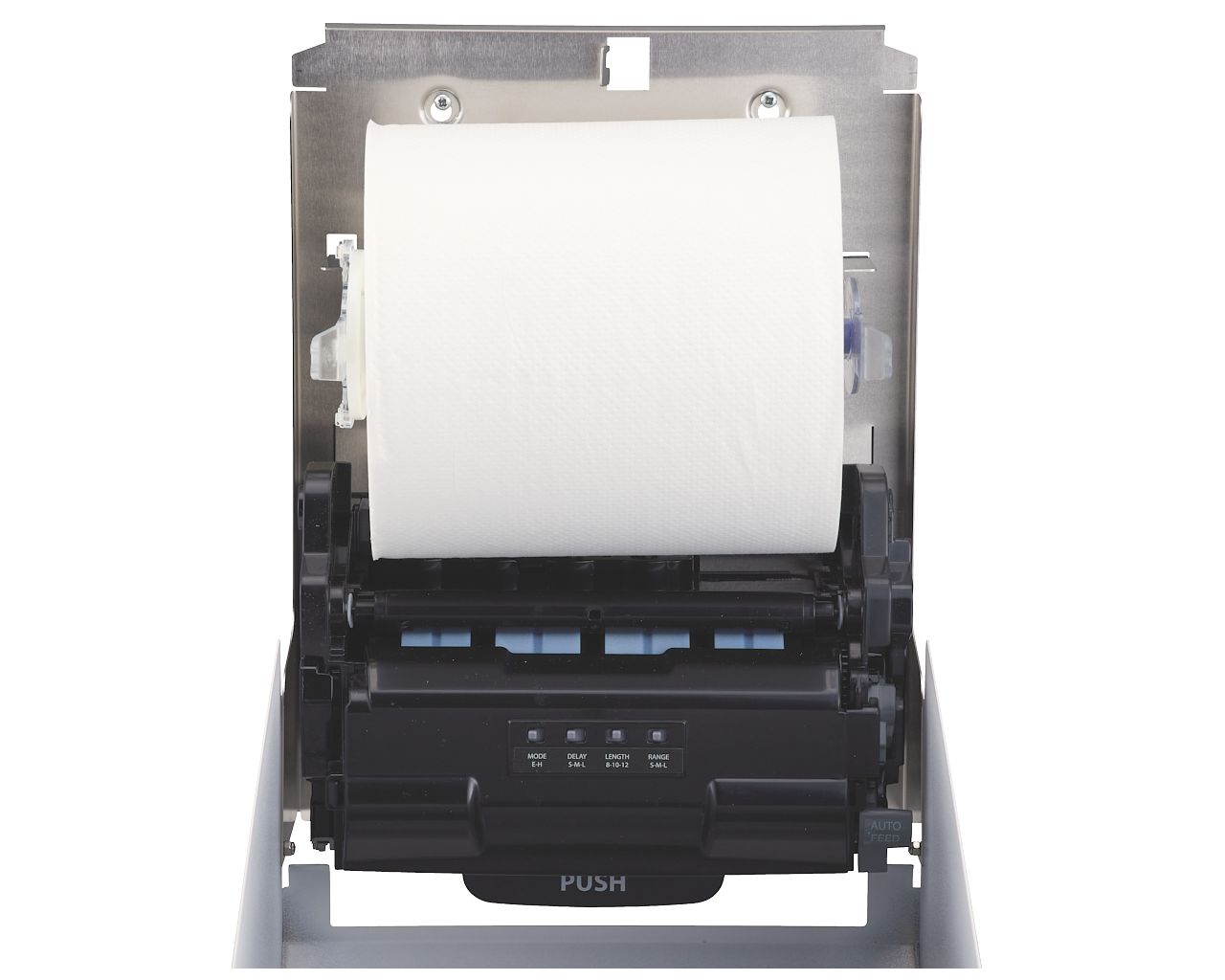 CSB503 Автоматический бесконтактный диспенсер для бумажных полотенец в рулонах STELLA WHITE LINE AUTOMATIC MAXI, белый Merida  - Вид №6